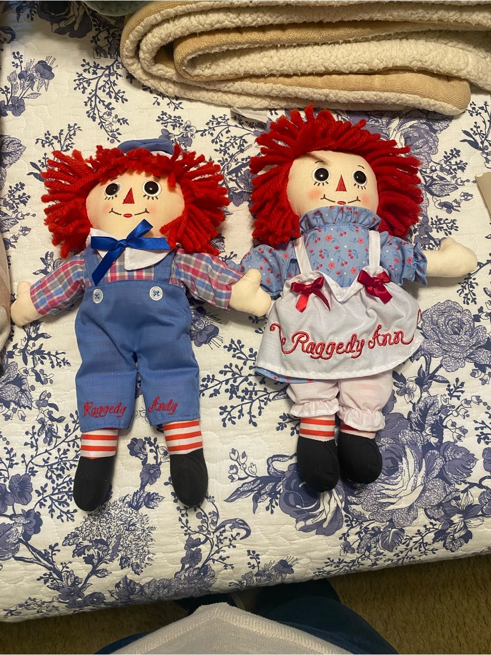 Raggedy Ann & Andy Plush Doll Set - Red Hair